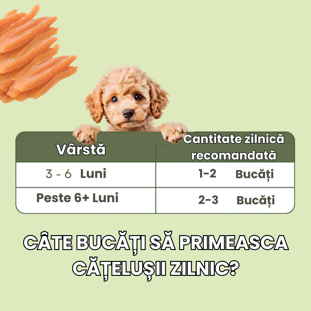 DogVita Recompense cu Pui, Omega 3 și Omega 6
